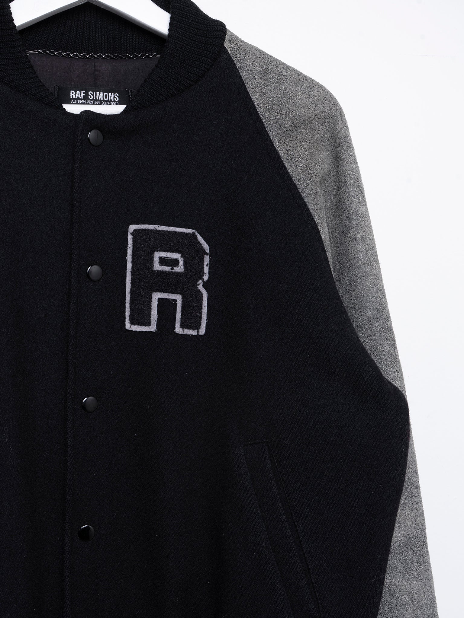 'Virginia Creeper' Blistered Leather Varsity Jacket - Image 2