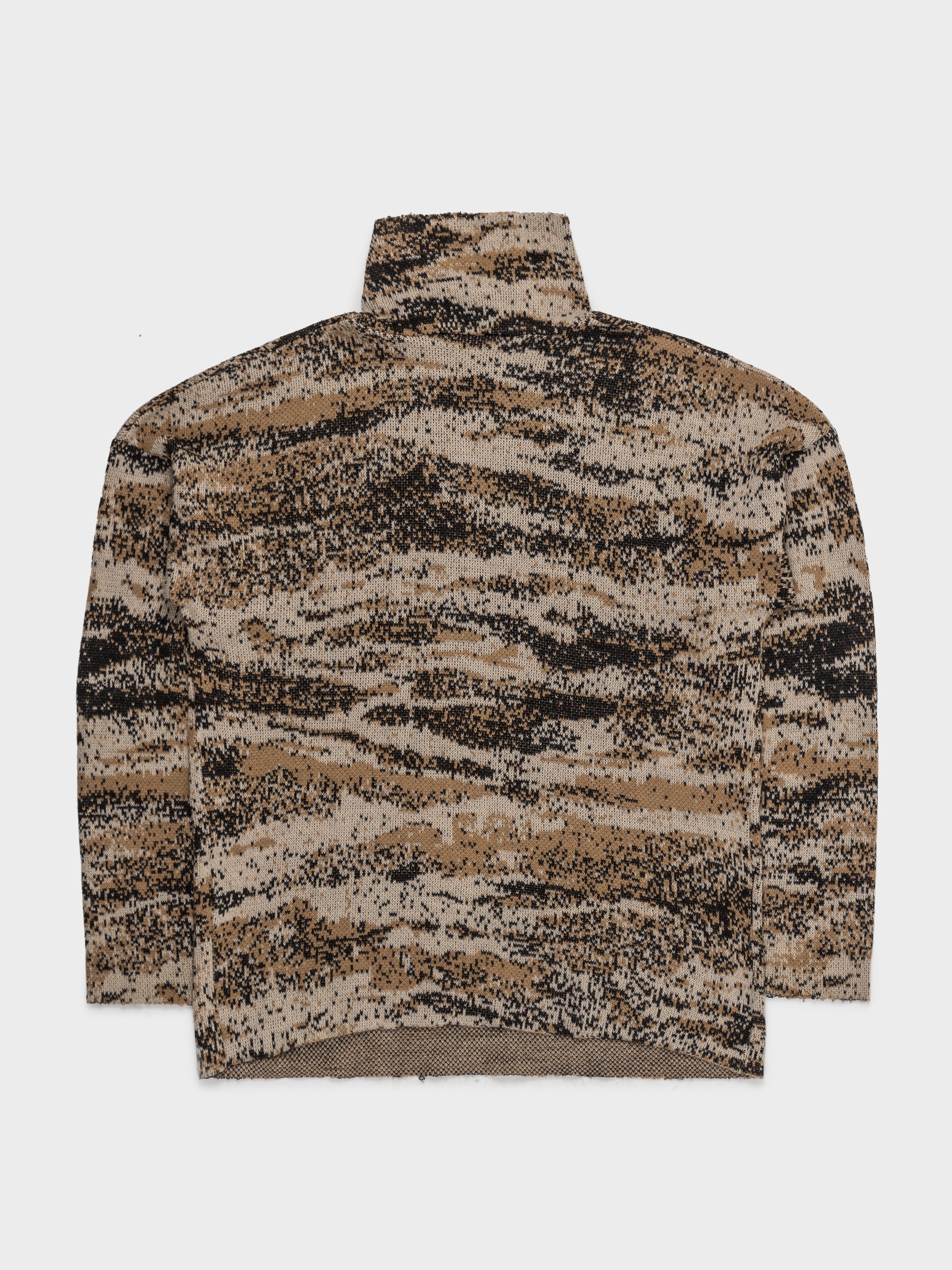 'Virginia Creeper' Digicamo Turtleneck Sweater - Image 3