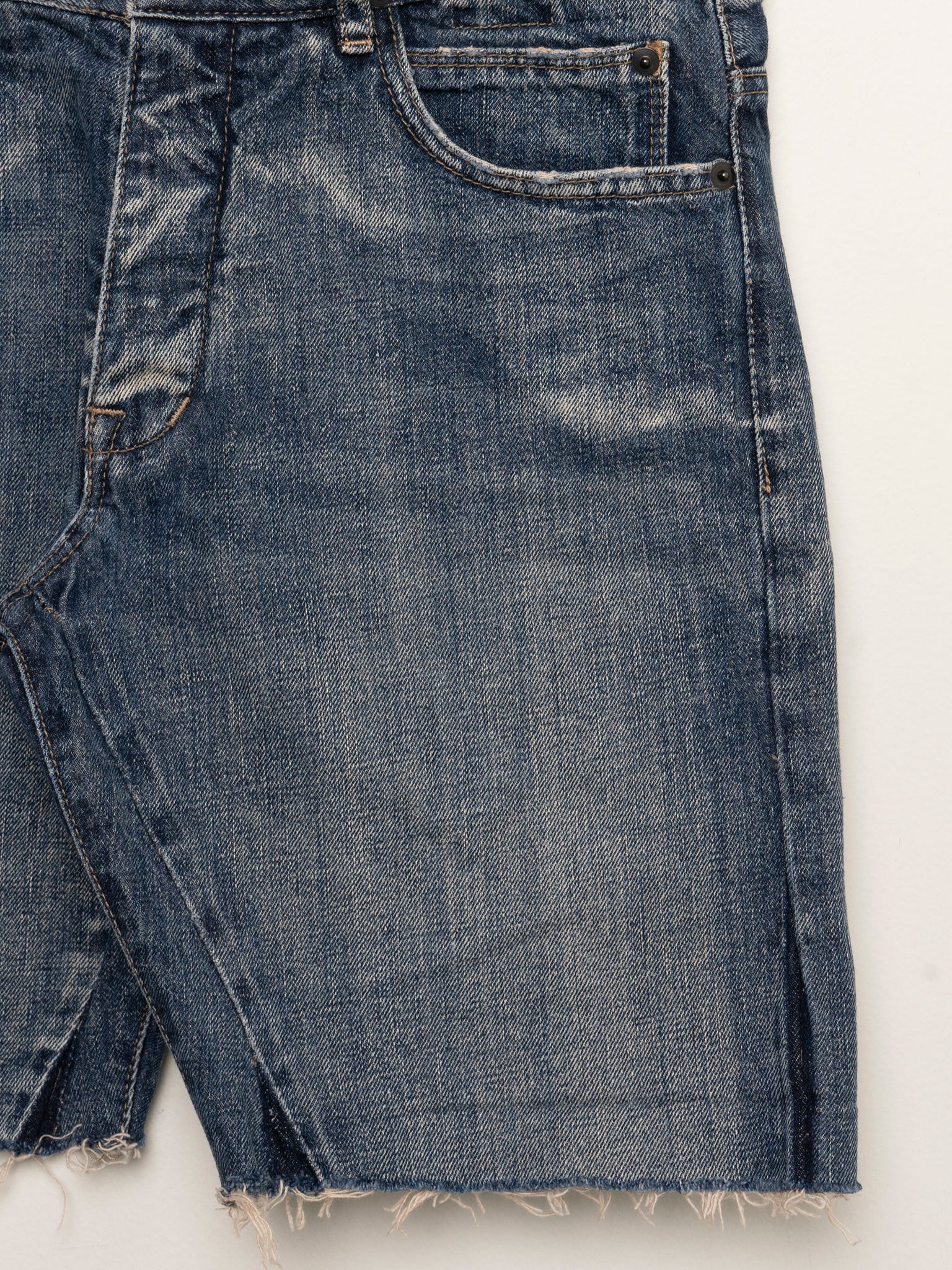 Washed Denim Jorts - Image 2