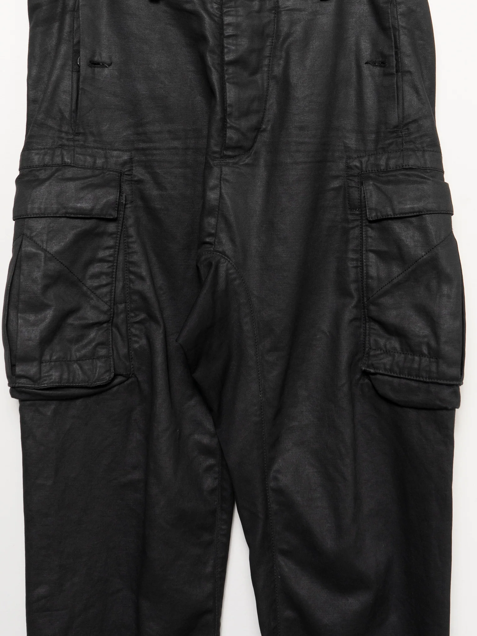 Waxed Cargo Pants - Image 2