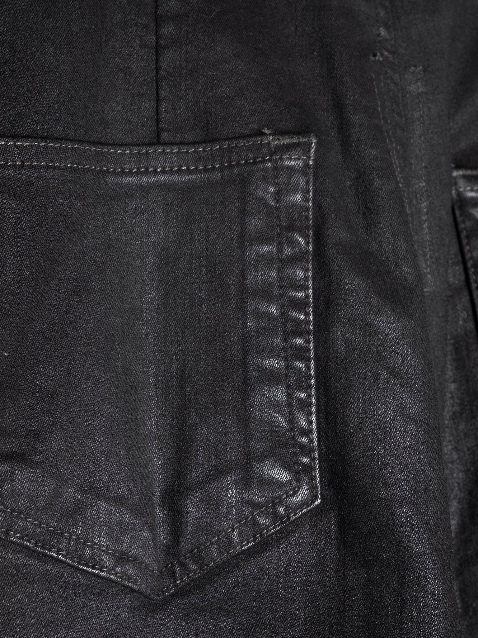 Waxed Bootcut Jeans - Image 3