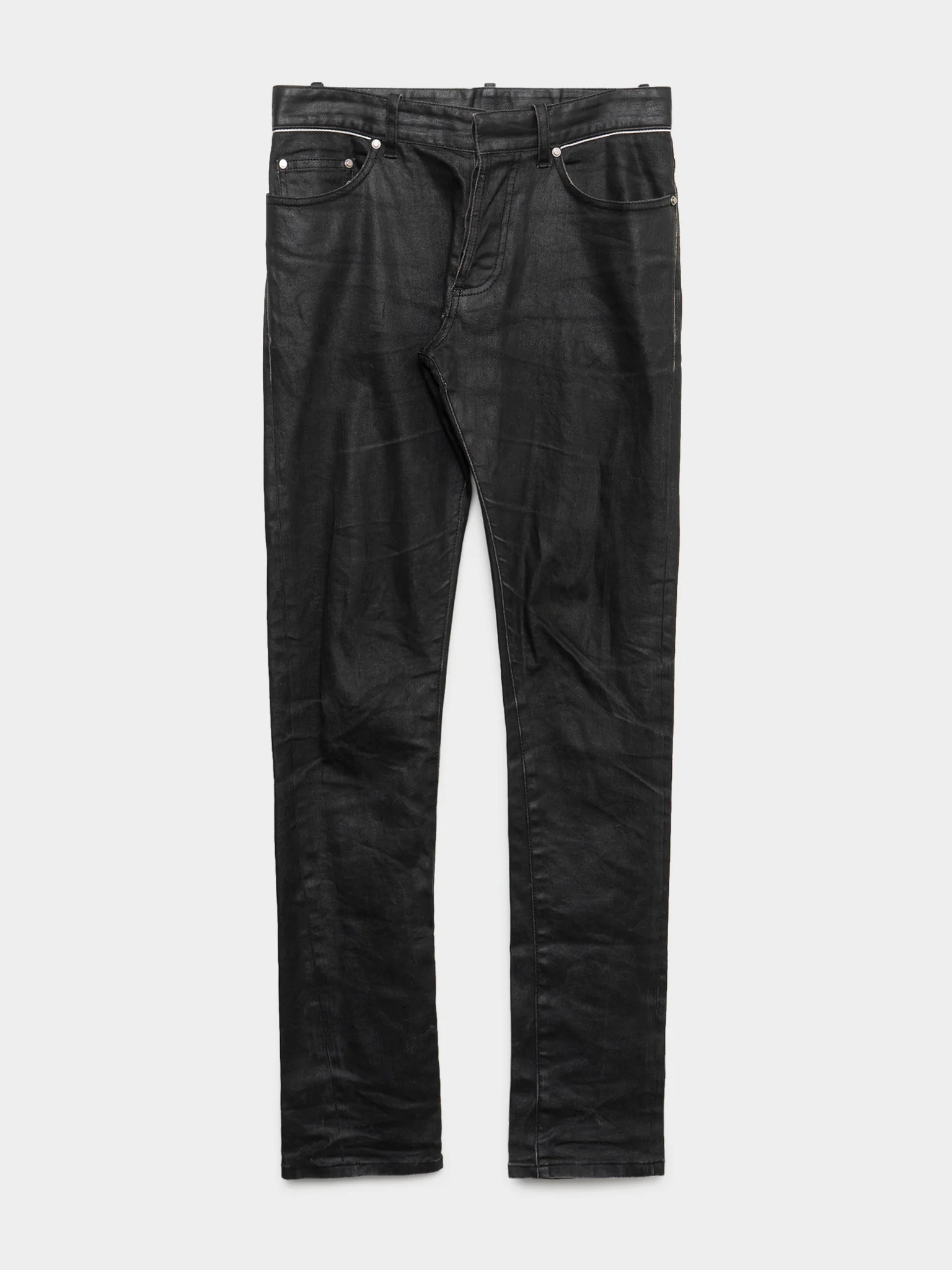 Waxed Skinny Jeans