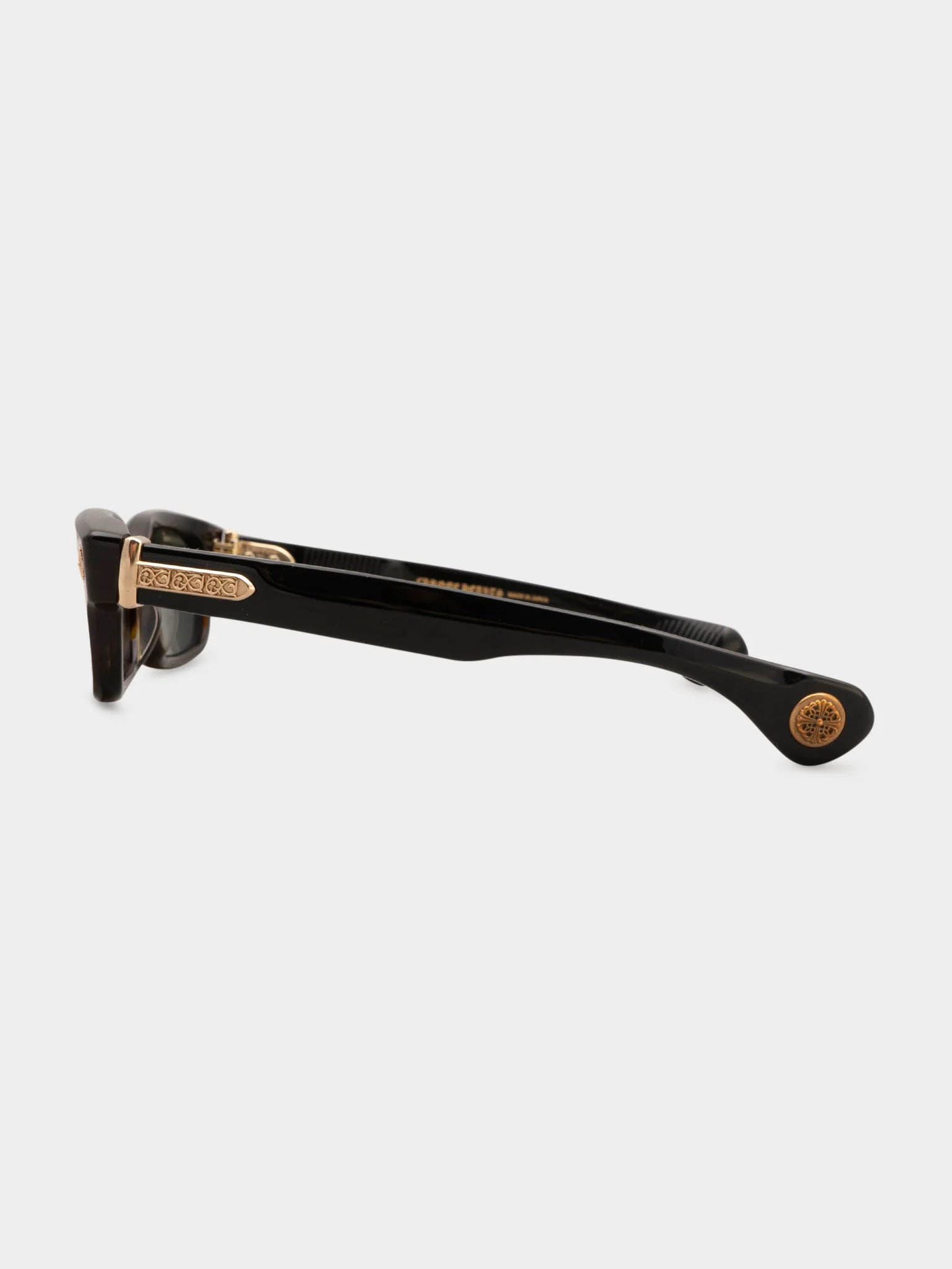 Weirdo Tortoiseshell Gold Sunglasses - Image 3