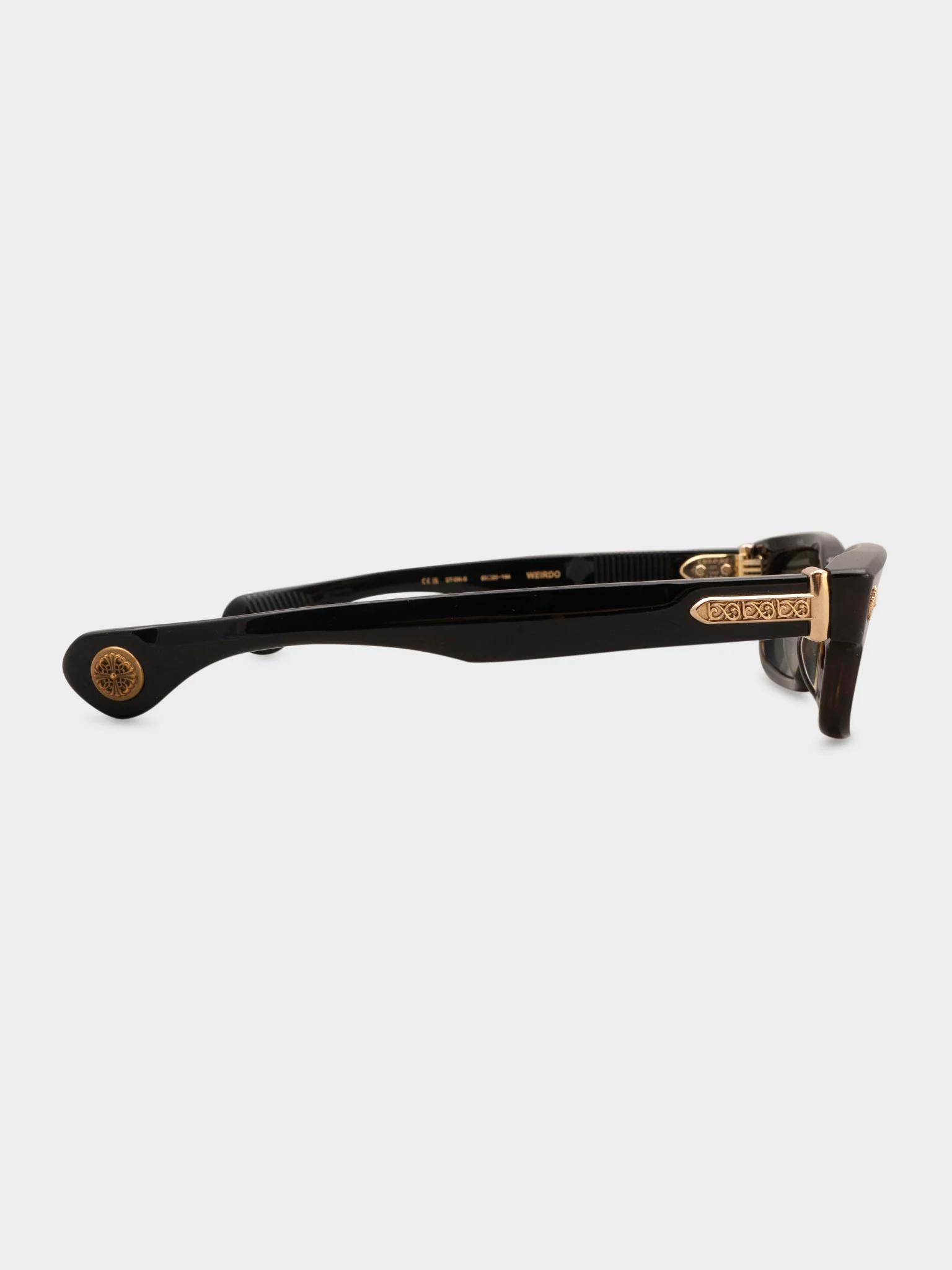 Weirdo Tortoiseshell Gold Sunglasses - Image 5