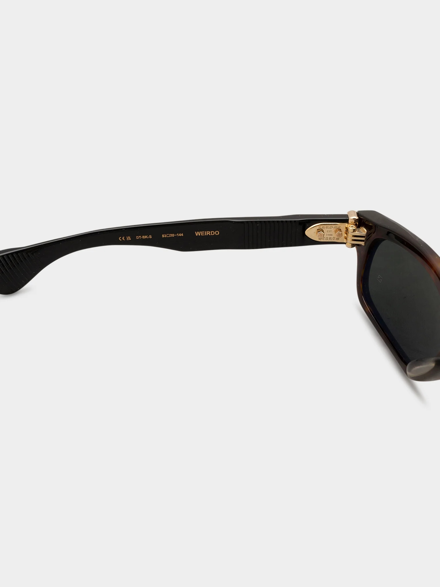 Weirdo Tortoiseshell Gold Sunglasses - Image 6