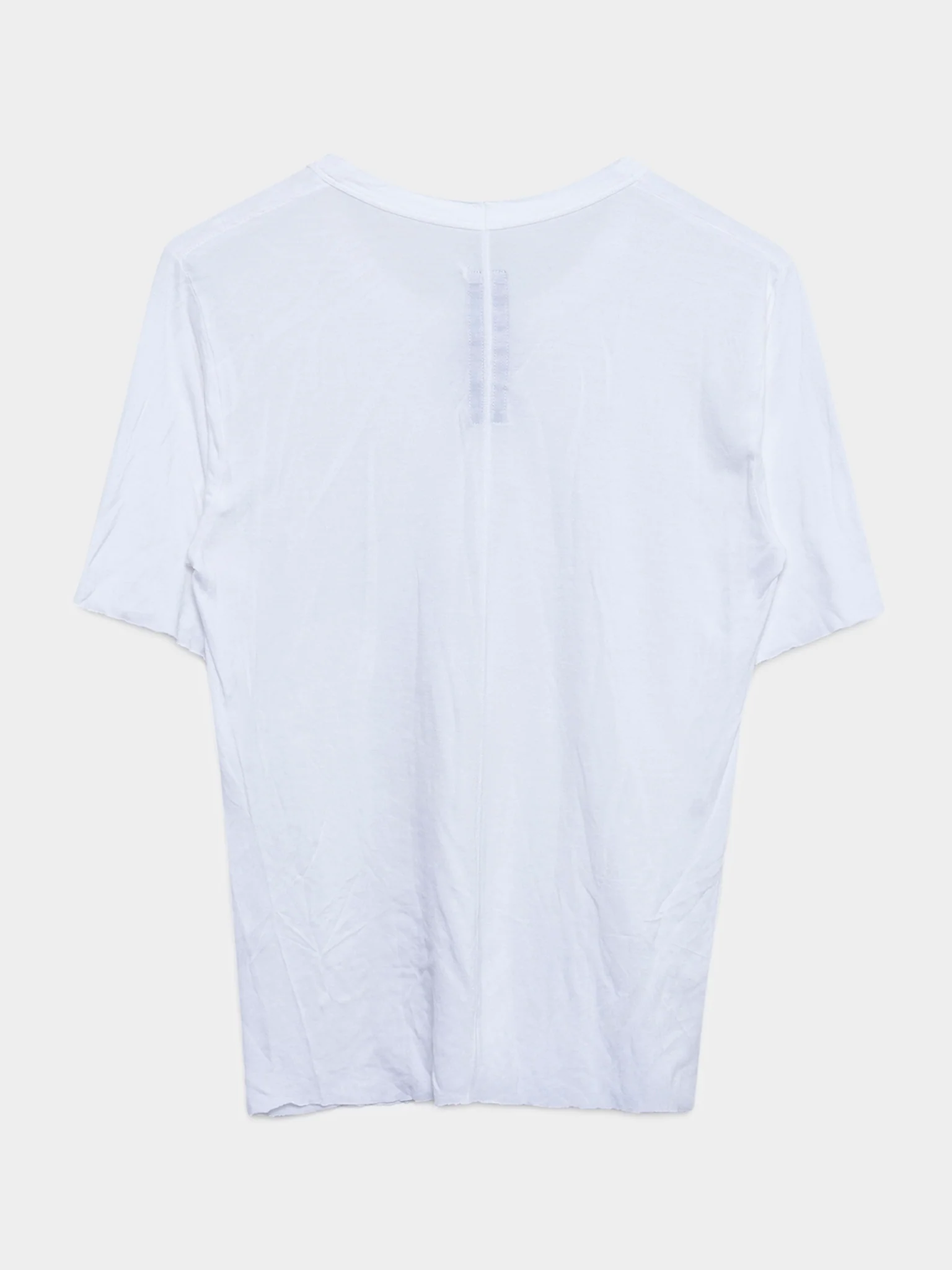 White Cropped T-Shirt - Image 3