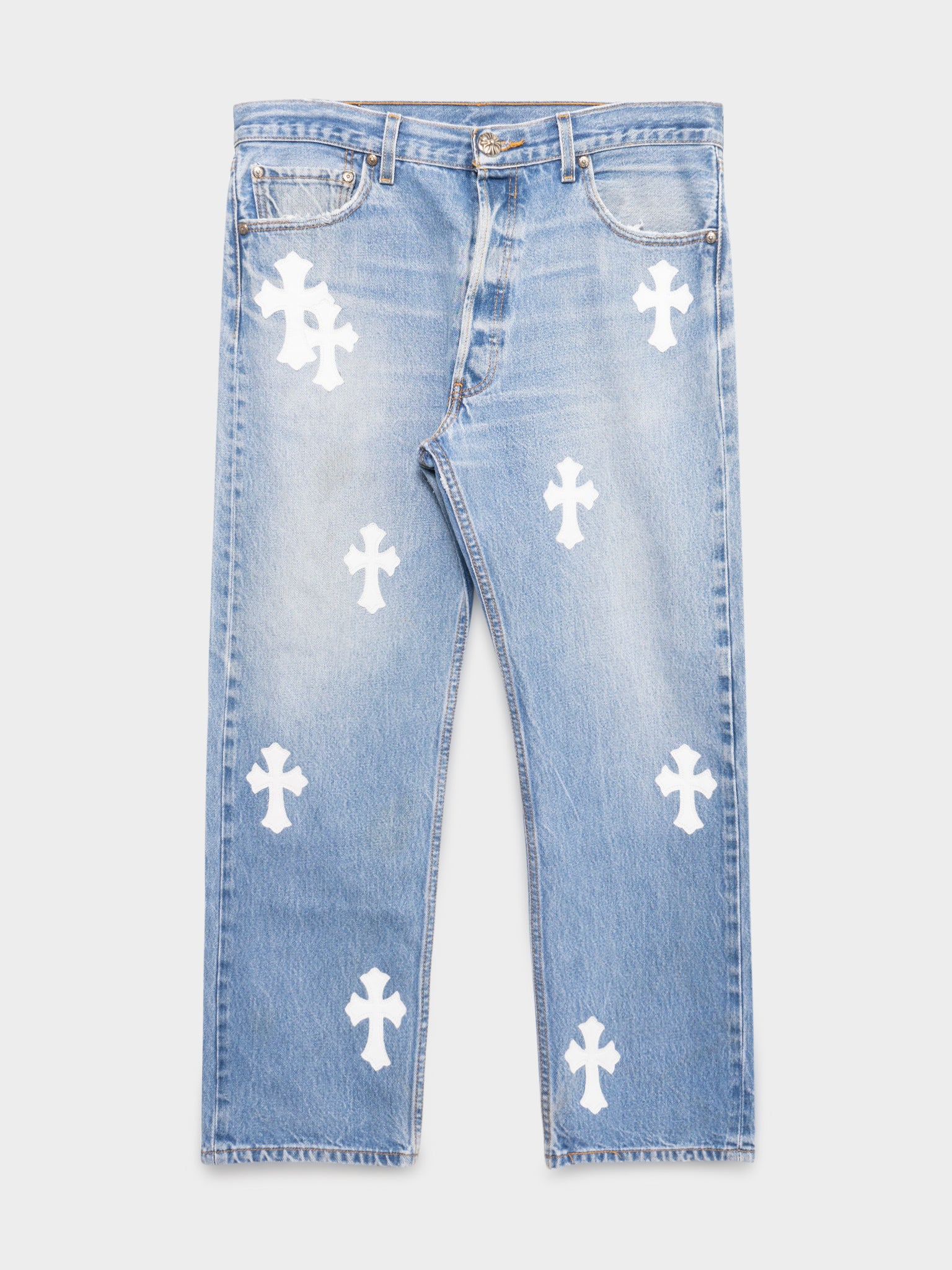 White Patch Levi's 501 Jeans