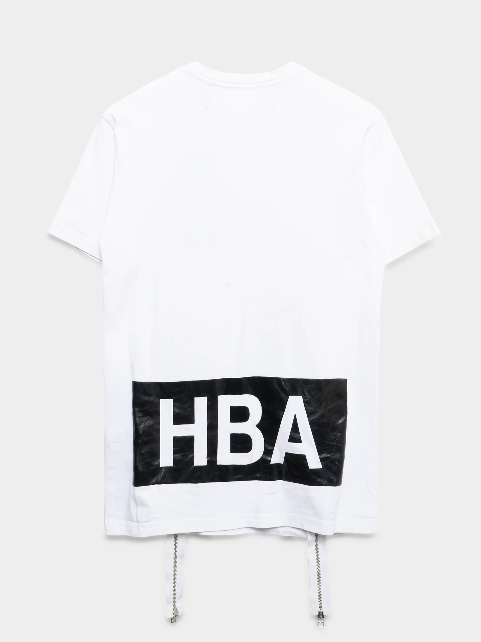 White Zipper T-Shirt - Image 2