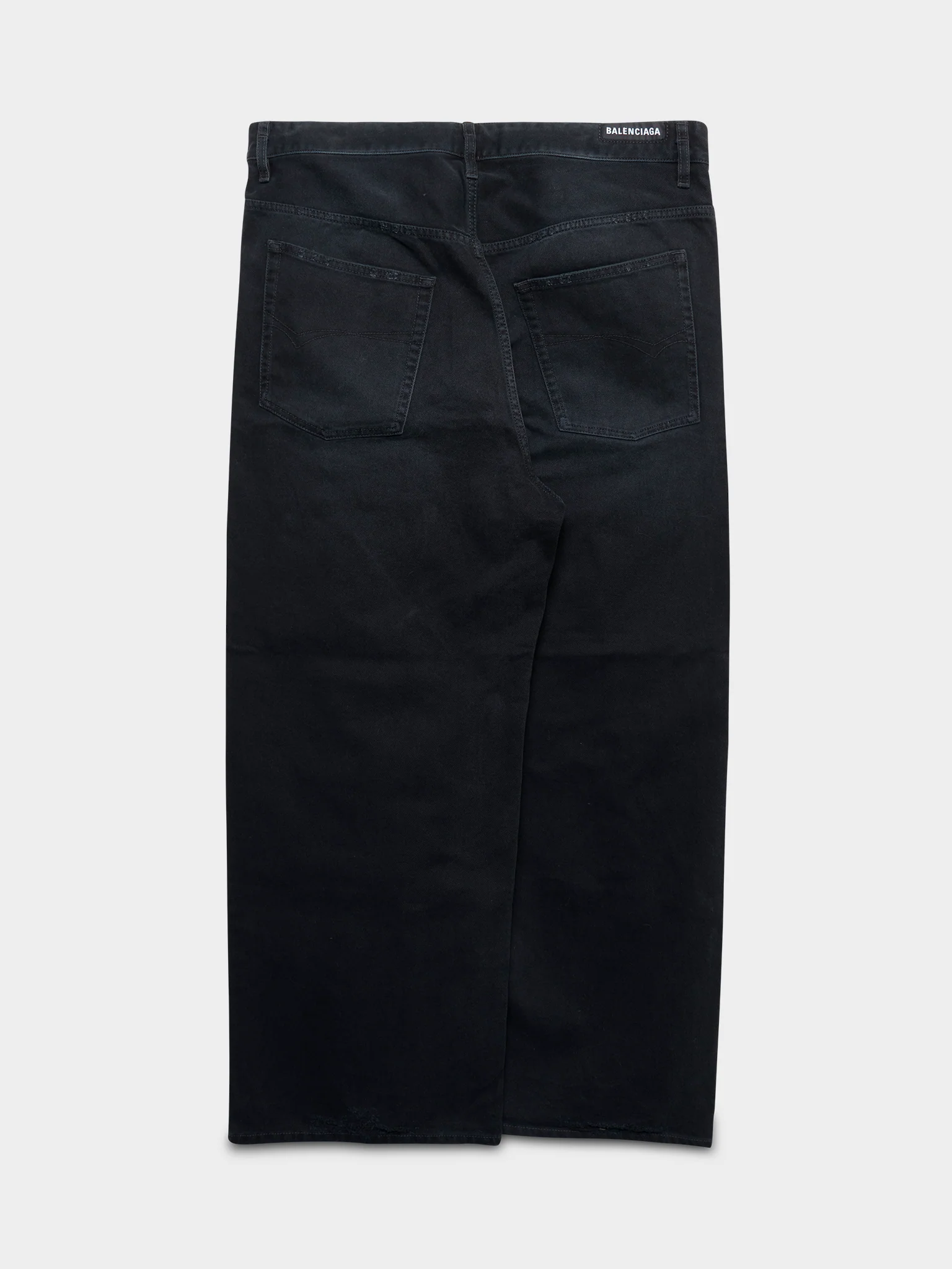 Wide Leg Drawstring Jeans - Image 2