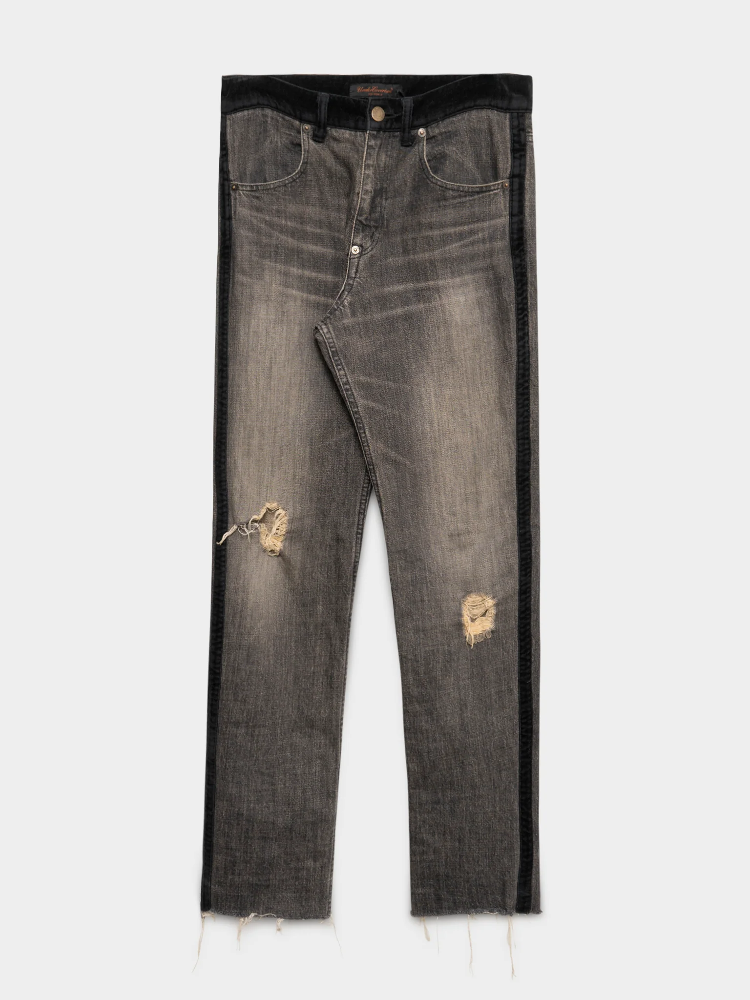 'Witch’s Cell Division' Velour Trim Jeans