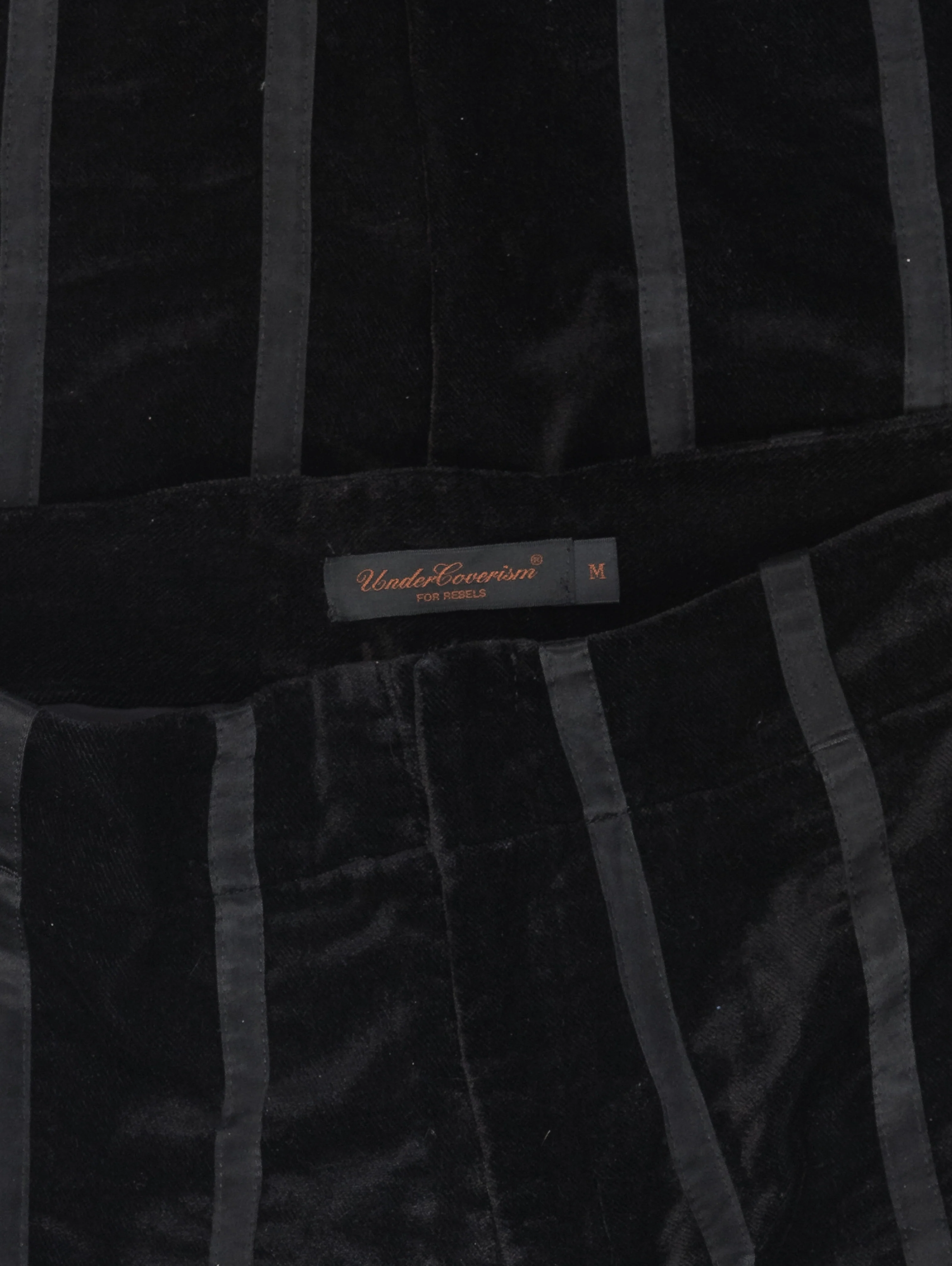 'Witch's Cell Division' Striped Velvet Trousers - Image 2
