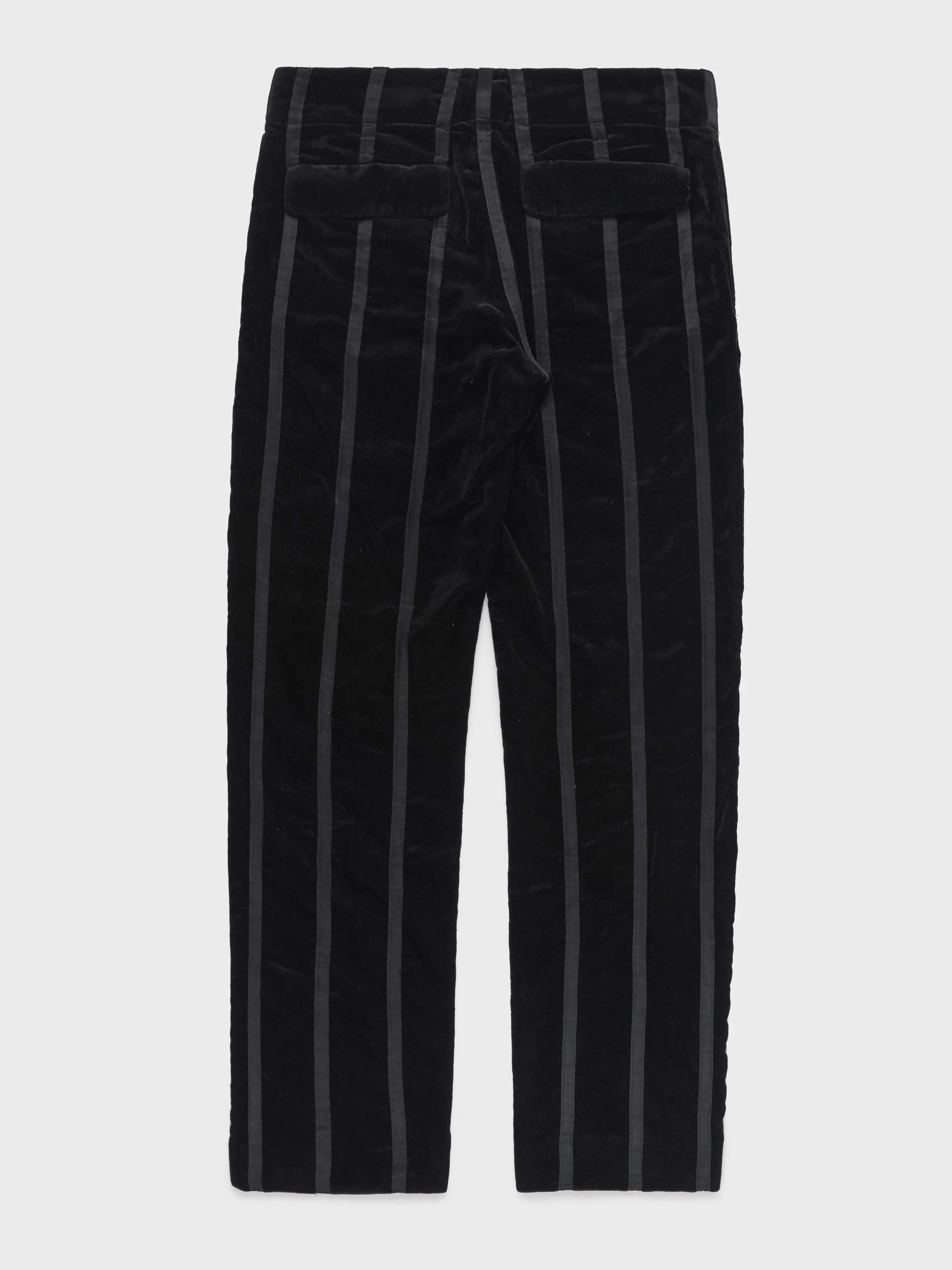 'Witch's Cell Division' Striped Velvet Trousers - Image 3