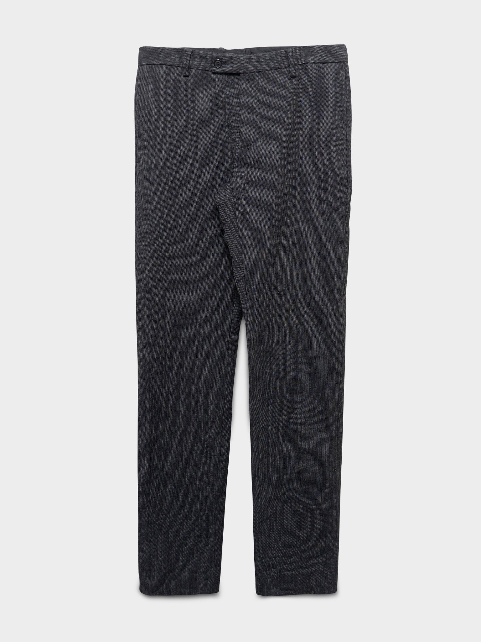 Wool Patterned Pants