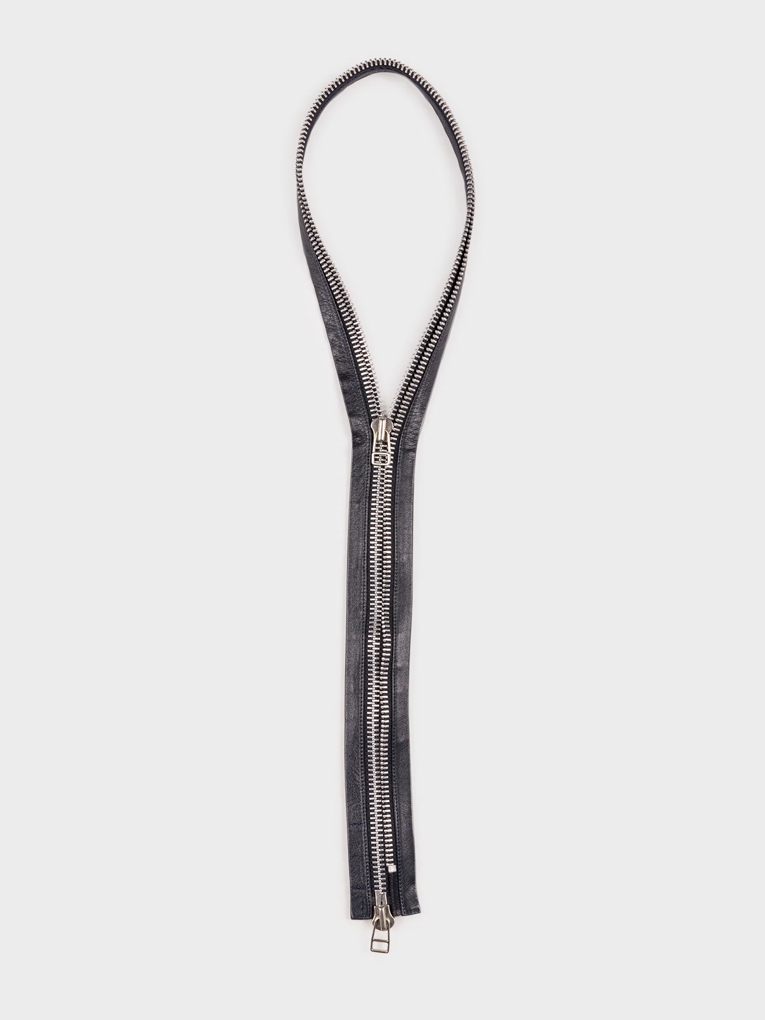 Zipper Neck Tie